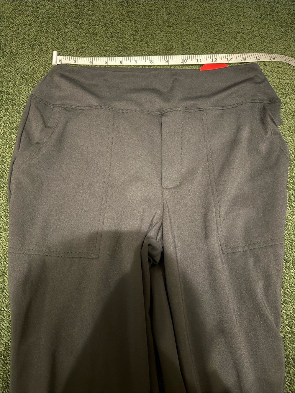Women's Wide-Leg Black Pull-On Pants - Picture 8 of 12